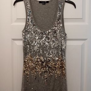Forever21 Sequin Tank Top